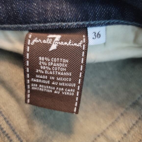 7 For All MankindWhiskering Distressed Austyn Men's Jeans 36 - Picture 5 of 5